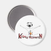 Kosher-Meditation Magnet (Vorderseite/Rückseite)