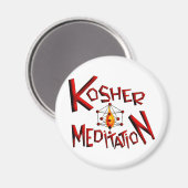 Kosher-Meditation Magnet (Vorderseite/Rückseite)