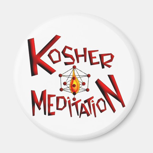 Kosher-Meditation Magnet (Vorne)