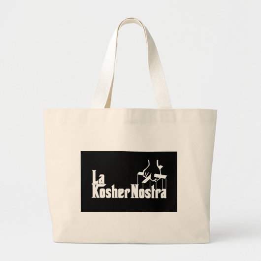 Kosher Nostra Jumbo Stoffbeutel (Vorne)