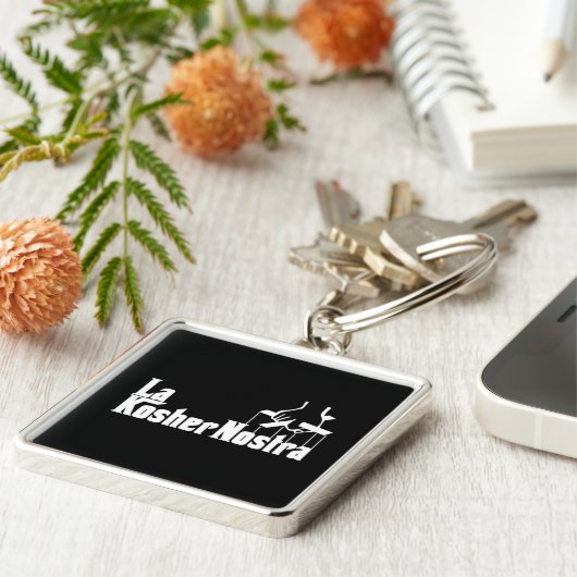 Kosher Nostra Schlüsselanhänger (Seite)