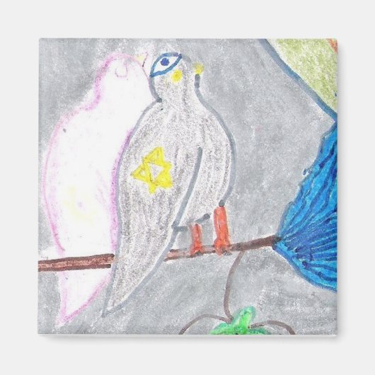 Kosher Pigeons Magnet (Vorne)