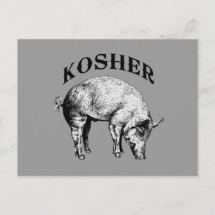 Kosher Postkarte