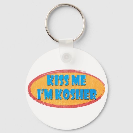 Kosher Spaß Schlüsselanhänger (Vorderseite)