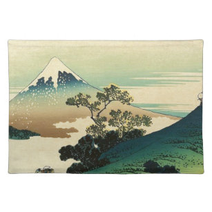 Koshu Inume Toge - Katsushika Hokusai Ukiyo-e Stofftischset