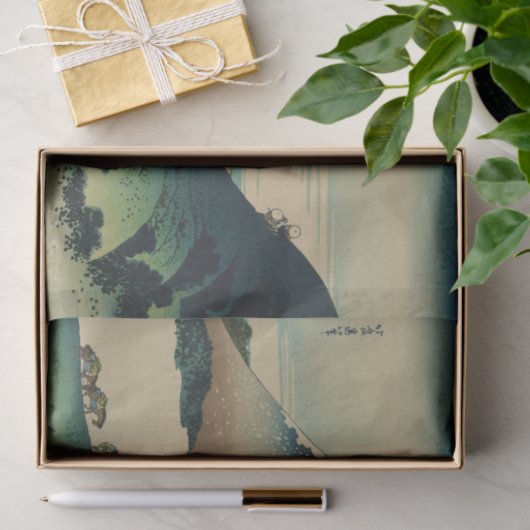 Koshu Inume-Toge von Hokusai Seidenpapier (Geschenk)