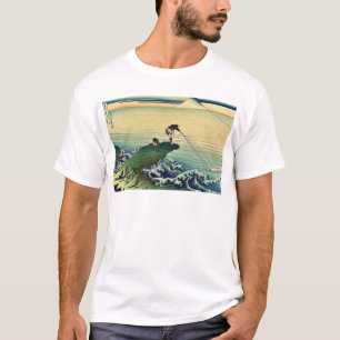 Koshu Kajikazawa durch Katsushika, Hokusai Ukiyoe T-Shirt