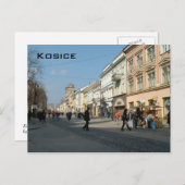 Kosice Postkarte (Vorne/Hinten)