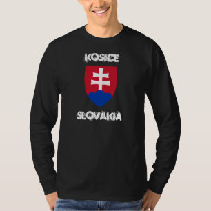 Kosice, Slowakei mit Wappen T-Shirt