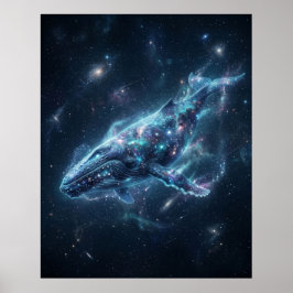 Kosmalster Wal Ozean Poster