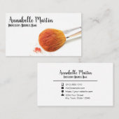 Kosmetik Brush Make-up Artist Visitenkarte (Vorne/Hinten)