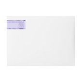 Kosmetik-JAR-Label - Lila mit Lila Folie (Vorderseite)