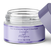 Kosmetik-JAR-Label - Lila mit Lila Folie