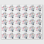 Kosmetik / Make-up Cartoon Illustration Geschenkpapier (Flach)