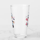 Kosmetik / Make-up Cartoon Illustration Glas (Links)