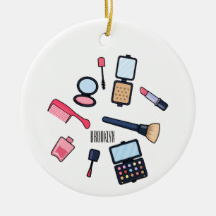 Kosmetik / Make-up Cartoon Illustration Keramik Ornament