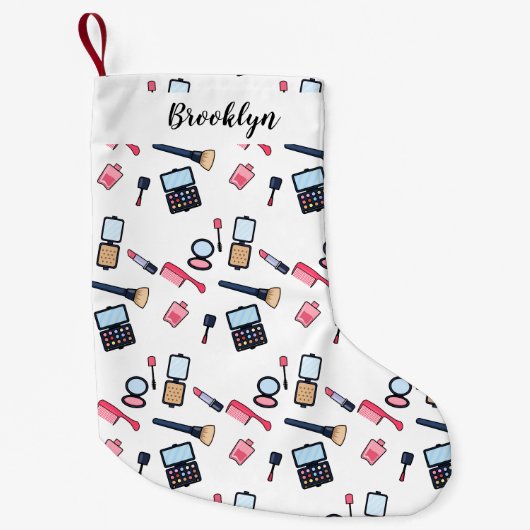 Kosmetik / Make-up Cartoon Illustration Kleiner Weihnachtsstrumpf (Vorderseite)