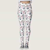 Kosmetik / Make-up Cartoon Illustration Leggings (Vorderseite)