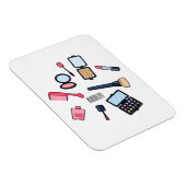 Kosmetik / Make-up Cartoon Illustration Magnet (Rechte Seite)