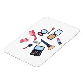 Kosmetik / Make-up Cartoon Illustration Magnet (Linke Seite)