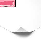 Kosmetik / Make-up Cartoon Illustration Poster (Ecke)