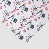 Kosmetik / Make-up Cartoon Illustration Seidenpapier (Ausschnitt)