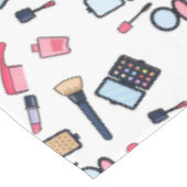 Kosmetik / Make-up Cartoon Illustration Tischdecke (Schrägansicht)