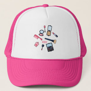 Kosmetik / Make-up Cartoon Illustration Truckerkappe