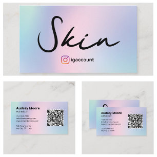 Kosmetik-Make-up-Salon-Spa-Ästhetikerin Visitenkarte