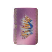 Kosmetik Makeup Brush Glamour Badematte (Vorderseite Vertikal)