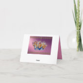 Kosmetik Makeup Brush Glamour Karte (Rückseite)