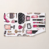 Kosmetik Makeup Brushes Nailpolish Badhandtuch Set (Handtuch)