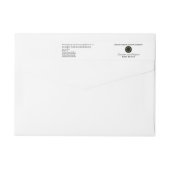 Kosmetik-Marke Jar Label - Weiß mit Logo (Rückseite)