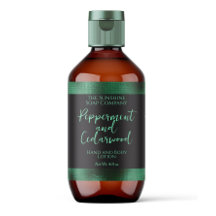 Kosmetik- oder Seifenverpackungsetikett - Schwarz