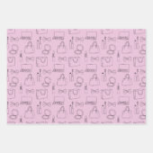 Kosmetik & Parfüm Geschenkpapier Set (Vorderseite 3)