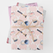 Kosmetik & Parfüm Geschenkpapier Set (Beispiel)