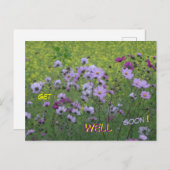 Kosmetik & Rapeseed Field werden bald gut auf Post Postkarte (Vorne/Hinten)