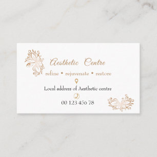Kosmetik-, Schönheits- und Make-up-Center Visitenk Visitenkarte