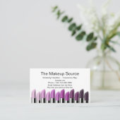Kosmetik und Make-uprepräsentant Visitenkarte (Stehend Vorderseite)