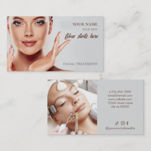 Kosmetik- und Schönheitssalon Visitenkarte