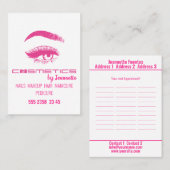 Kosmetik - Visitenkarte (Vorne/Hinten)