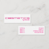 Kosmetik - Visitenkarte (Vorne/Hinten)
