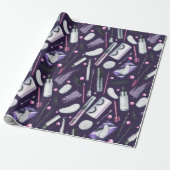 Kosmetik-Wasserfarbenmuster Geschenkpapier (Ungerollt)