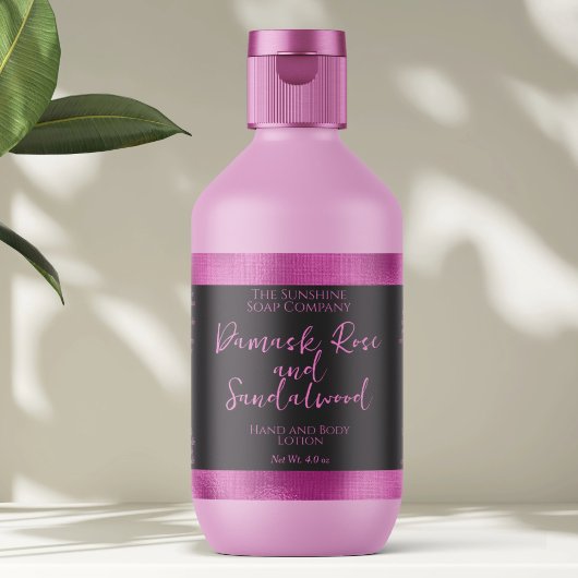 Kosmetika oder Seifenverpackung Etikett schwarz +