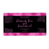 Kosmetika oder Seifenverpackung Etikett schwarz +  (Vorne)