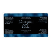 Kosmetika oder Seifenverpackungsetikmarke - Schwar (Vorne)