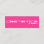 Kosmetika - Preis-Tag Mini Visitenkarte (Vorderseite)