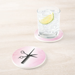 Kosmetikerin Design Pink Getränkeuntersetzer