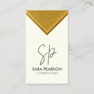 Kosmetikerin Make-up Schönheitsmonogramm Visitenkarte