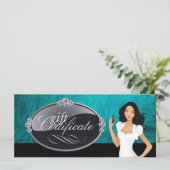 KOSMETIKGESCHENKZEUGNIS (Stehend Vorderseite)